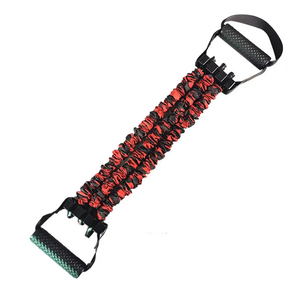 2025 New 3-Hole Resistance Stretcher,Adjustable 3-Way Resistance Band,Chest Expander Stretch Bands with Handles,Full Body Stretching & Strength Training(Green)