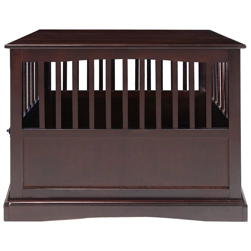 Casual Home Pet Crate End Table-Espresso
