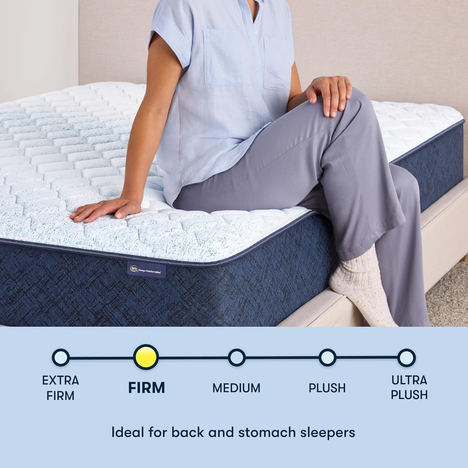 Cooling Hybrid King Mattress With Targeted Support Zones-2