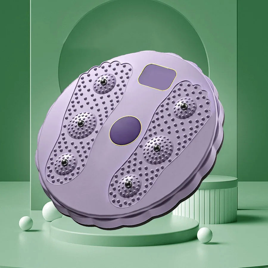 Waist Twister Disc, Waist Twist Board for Exercise Twisting Waist Disc with Counter Waist Twister for Women Belly Fat Body Shaping Fitness Twister Machine with Massage Foot Sole