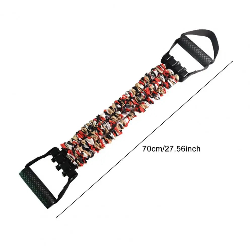 2025 New 3-Hole Resistance Stretcher,Adjustable 3-Way Resistance Band,Chest Expander Stretch Bands with Handles,Full Body Stretching & Strength Training(Green)