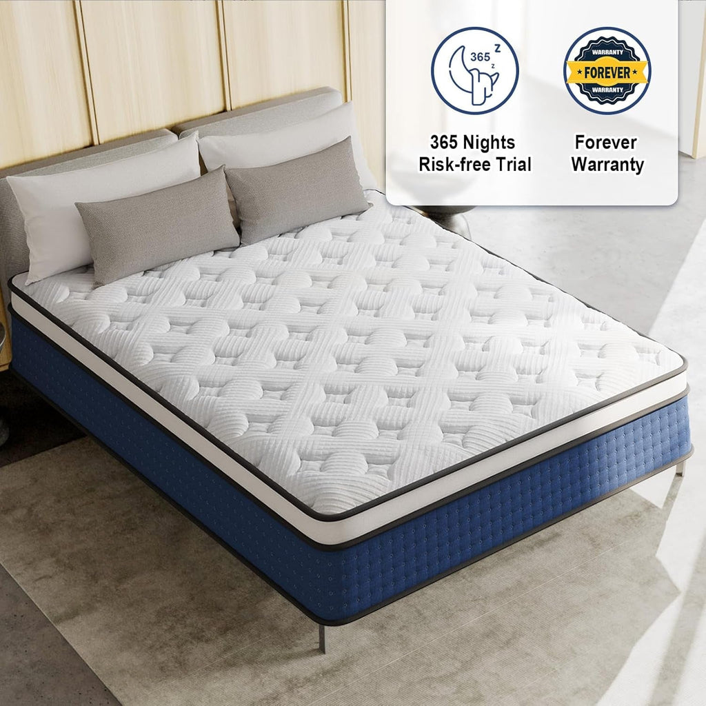 Queen 14 Inch UltraHighDensity Memory Foam Mattress-4