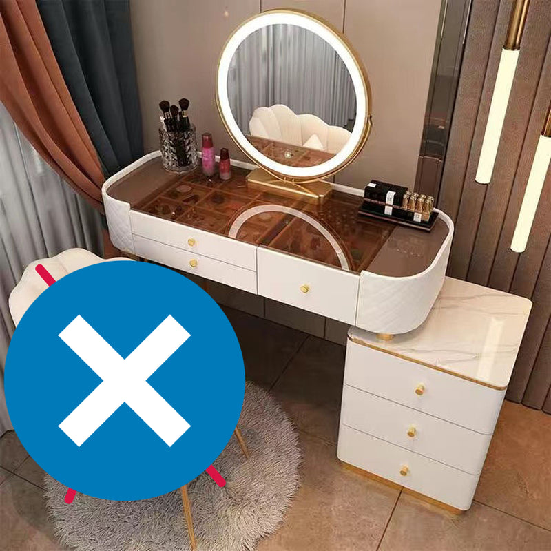 Modern Minimalist Bedroom Dresser Chair Set