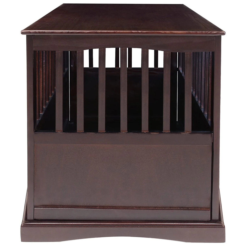 Casual Home Pet Crate End Table-Espresso