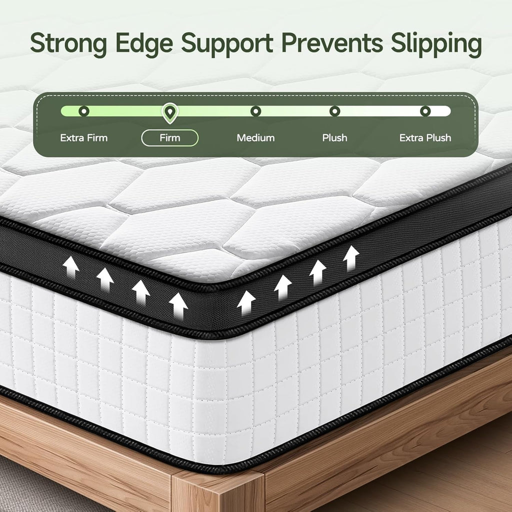 Full Size Hybrid Mattress With Independent Springs-4