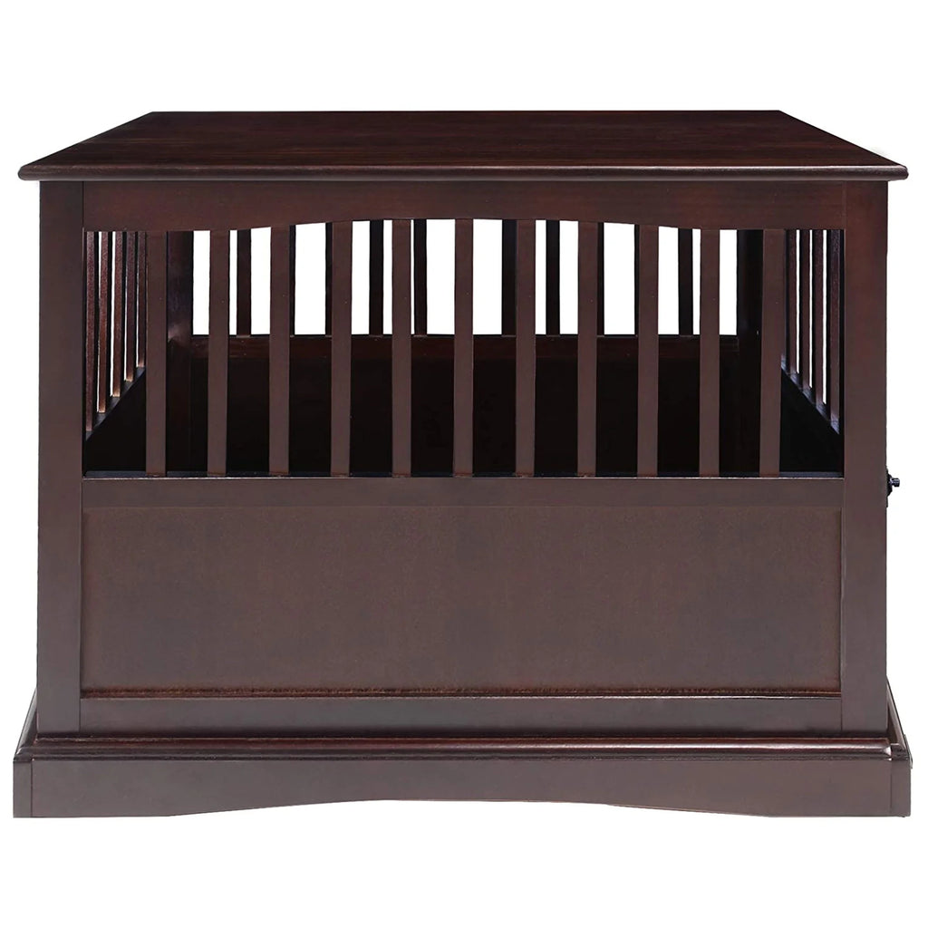 Casual Home Pet Crate End Table-Espresso