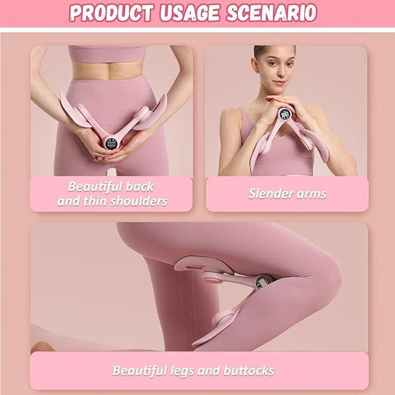 [2025 Mother'S Day Gifts]Thigh Master,Arm Toning,Afforable Equipment for Home Gym Workout,Thigh Exerciser for Women Pink Outdoorfun